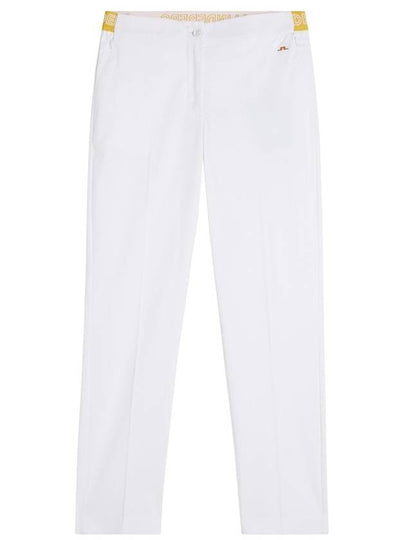 Women's Eleonora Straight Pants White - J.LINDEBERG - BALAAN 2