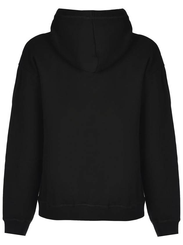 Icon Relax Fit Hoodie Sweatshirt Black - DSQUARED2 - BALAAN 4