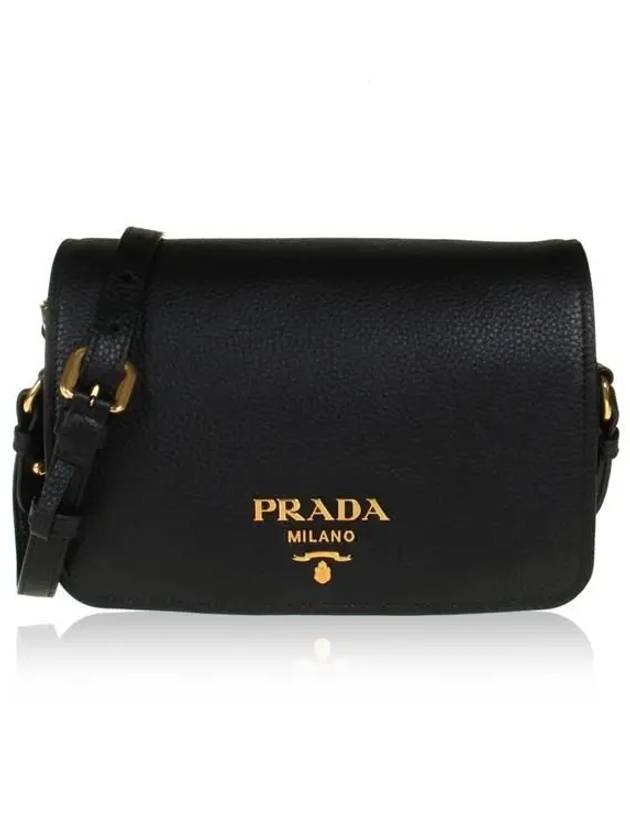 Vitello Phoenix Crossbody Bag Black - PRADA - BALAAN 2