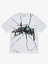 Shattered T Shirt White Women - STUSSY - BALAAN 1