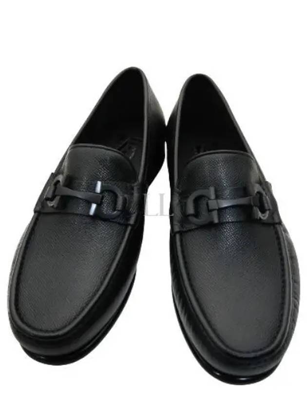 Gancini Men s Loafers EEE CROWN NERO 0688525 - SALVATORE FERRAGAMO - BALAAN 1