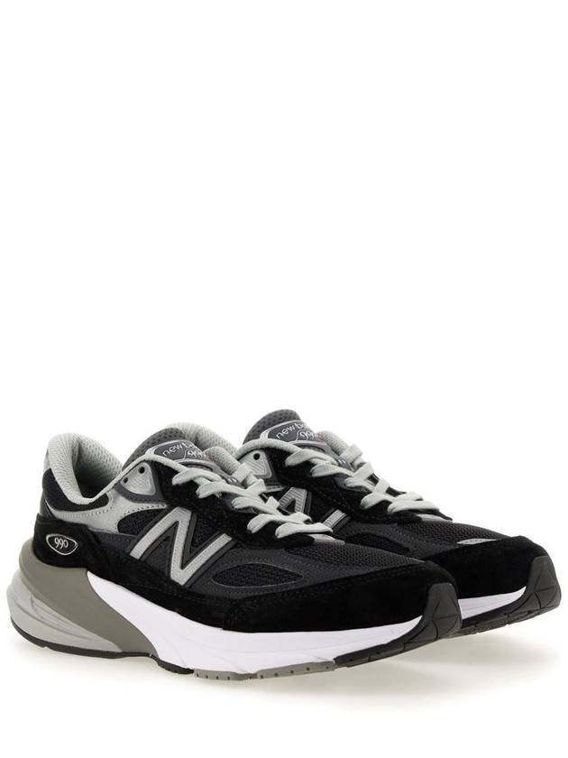 990v6 Low Top Sneakers Grey Black - NEW BALANCE - BALAAN 4