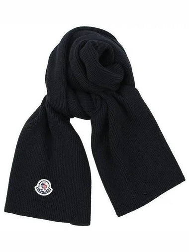 Patch logo wool muffler 3C00016 A9342 999 1106147 - MONCLER - BALAAN 1