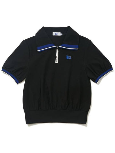 Color point half zip-up t-shirtBK - BLUDOT - BALAAN 2