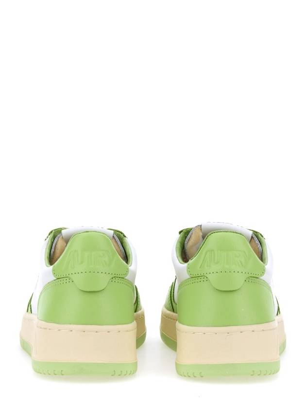 Women's Medalist Bi-Color Low-Top Sneakers Green - AUTRY - BALAAN 3