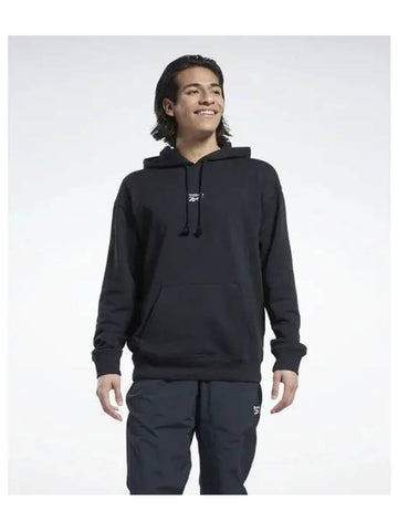 Classic Small Vector Hoodie Black HI4611 - REEBOK - BALAAN 1