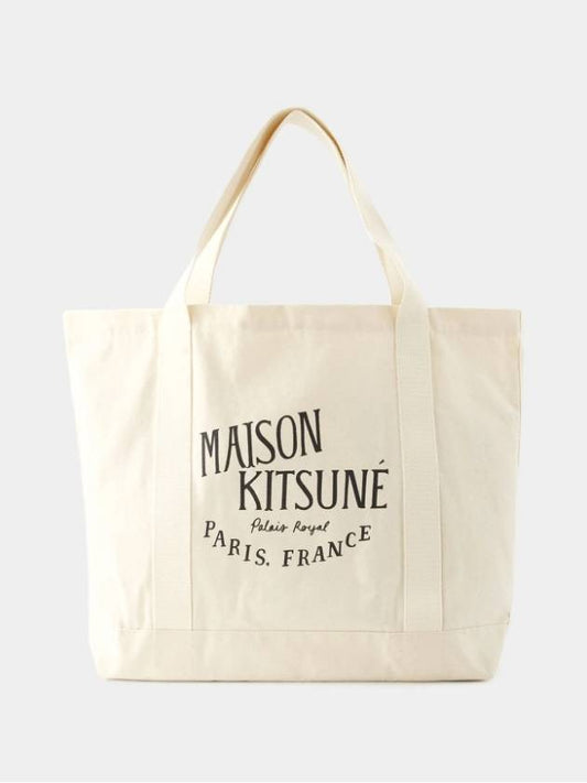 Palais Royal Shopping Tote Bag Ecru - MAISON KITSUNE - BALAAN 2