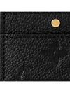 Monogram Empreinte Card Wallet Black - LOUIS VUITTON - BALAAN 3