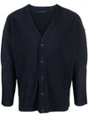 Pleated Cardigan Navy - ISSEY MIYAKE - BALAAN 2