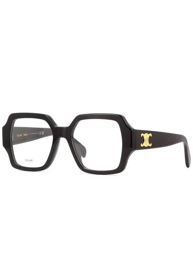 Eyewear Square Acetate Eyeglasses Black - CELINE - BALAAN 3