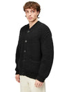 Chunky Cardigan Black - LEMAIRE - BALAAN 4