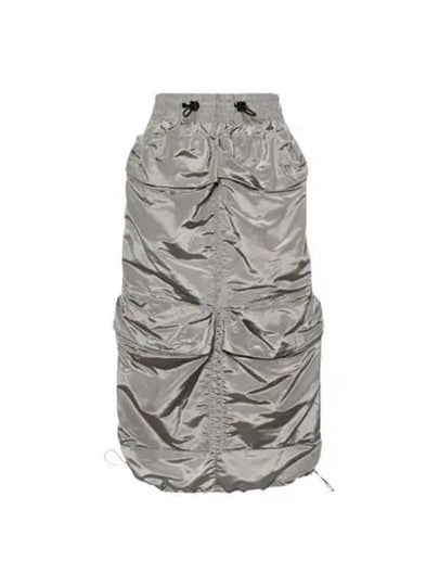 O Windy Cargo A Line Skirt Grey - DIESEL - BALAAN 2