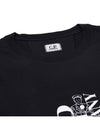 30/1 Jersey British Sailor Short Sleeve T-Shirt Black - CP COMPANY - BALAAN 6