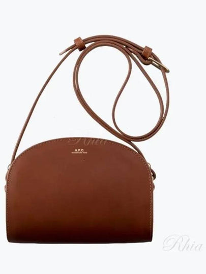 Demi Lune Mini Half Moon Cross Bag Brown - A.P.C. - BALAAN 2