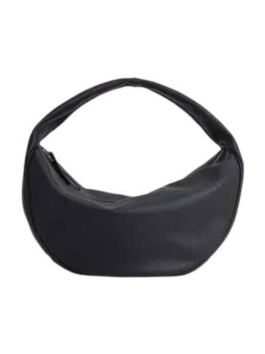 Maxi Cush Small Leather Shoulder Bag Black - BY FAR - BALAAN 1