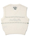 Malbon Script Crochet Vest WHITE WOMAN - MALBON GOLF - BALAAN 2