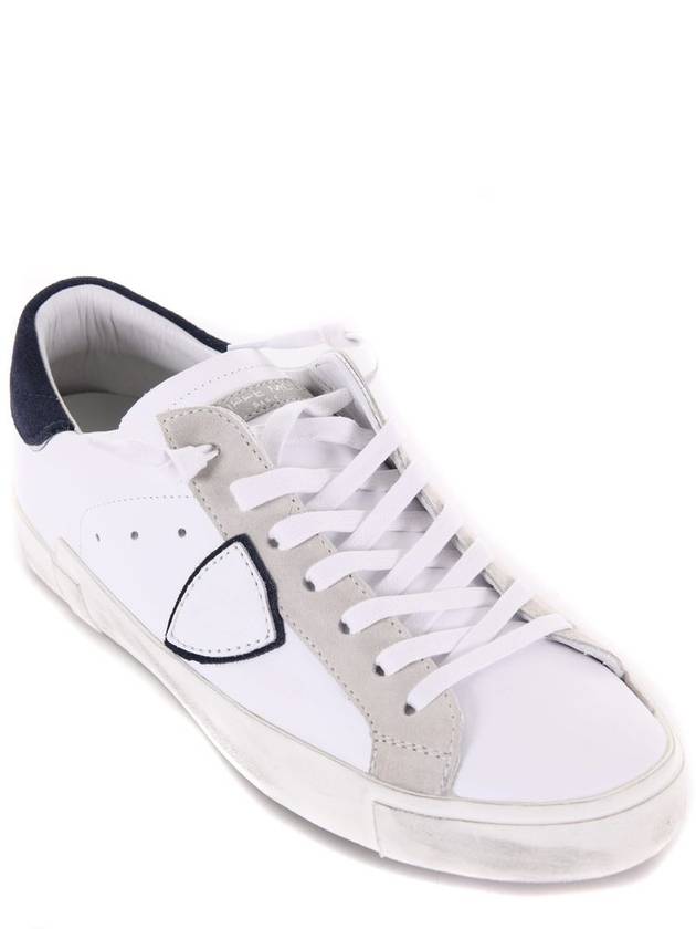 PRSX Navy Tab Low Top Sneakers White - PHILIPPE MODEL - BALAAN 3