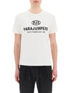 Men's Logo Printing Round Ivory Short Sleeve PMTEE BT04 505 - PARAJUMPERS - BALAAN 3