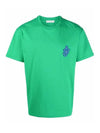 Anchor Patch Cotton Short Sleeve T-Shirt Green - JW ANDERSON - BALAAN 3