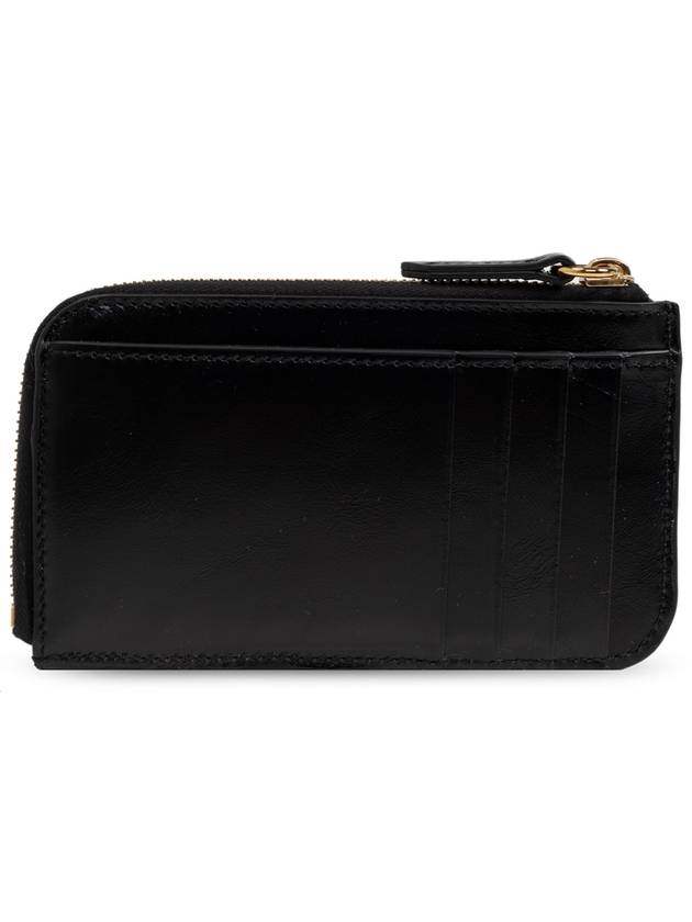 C Shiny Leather Small Card Wallet Black - CHLOE - BALAAN 4