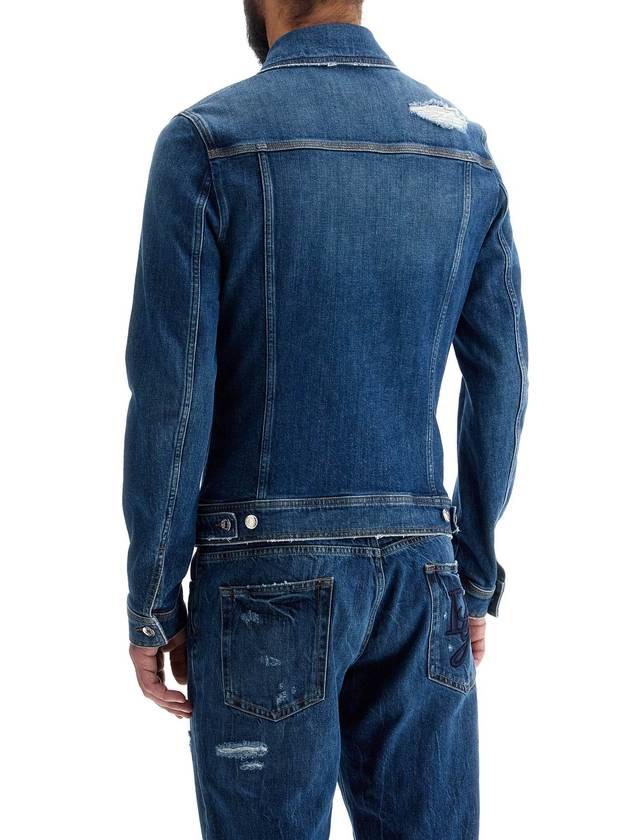 stretch denim jacket - DOLCE&GABBANA - BALAAN 3