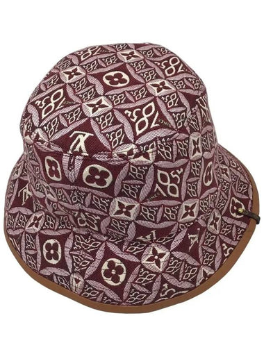 WoW Women s Hat Since 1854 Bucket Burgundy MP2831 - LOUIS VUITTON - BALAAN 1