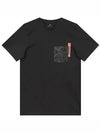 City Escape Pocket Graphic Short Sleeve T-Shirt Black - ADIDAS - BALAAN 3