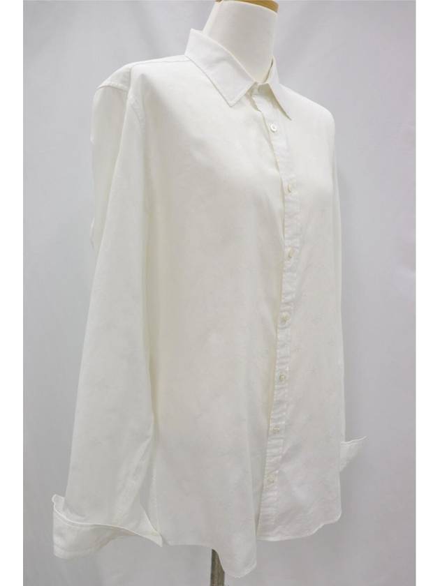 Cotton Poplin Women s Shirt White Size 40 - GUCCI - BALAAN 4