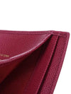 Gancini Leather Half Wallet Melagrana - SALVATORE FERRAGAMO - BALAAN 9