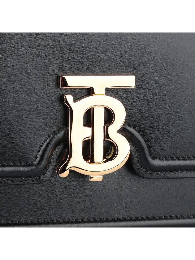 TB Leather Chain Small Shoulder Bag Black - BURBERRY - BALAAN 9