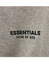 Essential Logo Fleece Crew Neck Sweatshirt Heather Gray Men s 192HO246269F 367 TJ - FEAR OF GOD - BALAAN 5