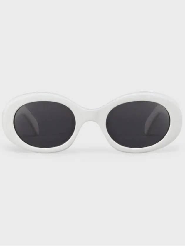 Eyewear Triomphe Acetate Sunglasses White - CELINE - BALAAN 3