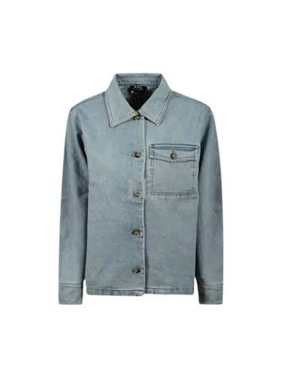 Women's Zenith Denim Jacket Light Blue - A.P.C. - BALAAN 2