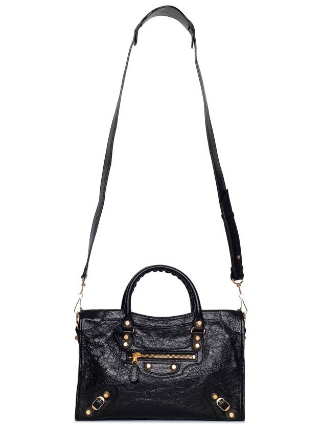 Giant Motor City Small Shoulder Bag Black Gold - BALENCIAGA - BALAAN 7