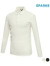 Men s Word Point Basic Long Sleeve Collar T Shirt SN3MTS006 - SPARKS - BALAAN 1