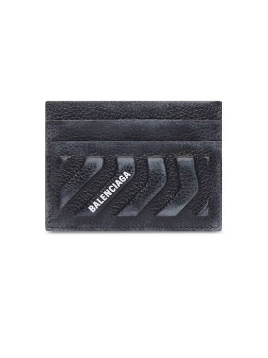 Car Dirty Effect Card Wallet Black - BALENCIAGA - BALAAN 2