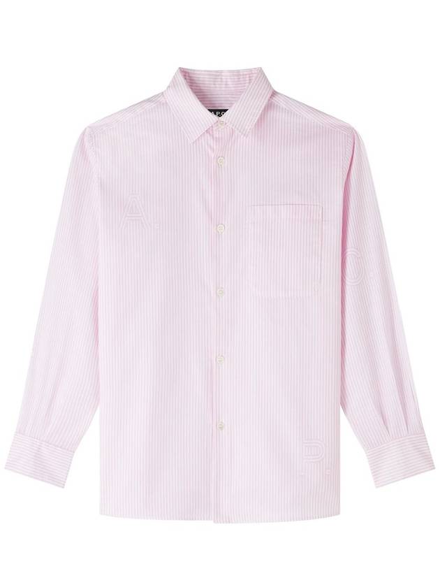 Sela Stripe Shirt Pink - A.P.C. - BALAAN 2