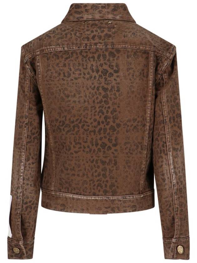 Leopard Print Jacket Brown - GOLDEN GOOSE - BALAAN 3