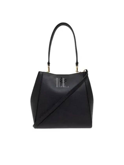 Logo Leather Bucket Bag Black - TORY BURCH - BALAAN 2