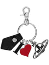 Polly I Love ORB Charm Key Holder Black - VIVIENNE WESTWOOD - BALAAN 3