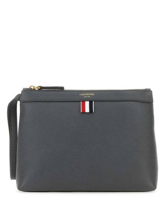 24FW Beauty Case FAL008AL0090 025 Gray - THOM BROWNE - BALAAN 1