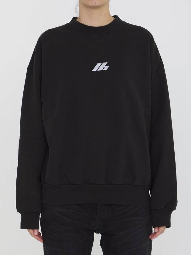 Activewear Sweatshirt Black - BALENCIAGA - BALAAN 2