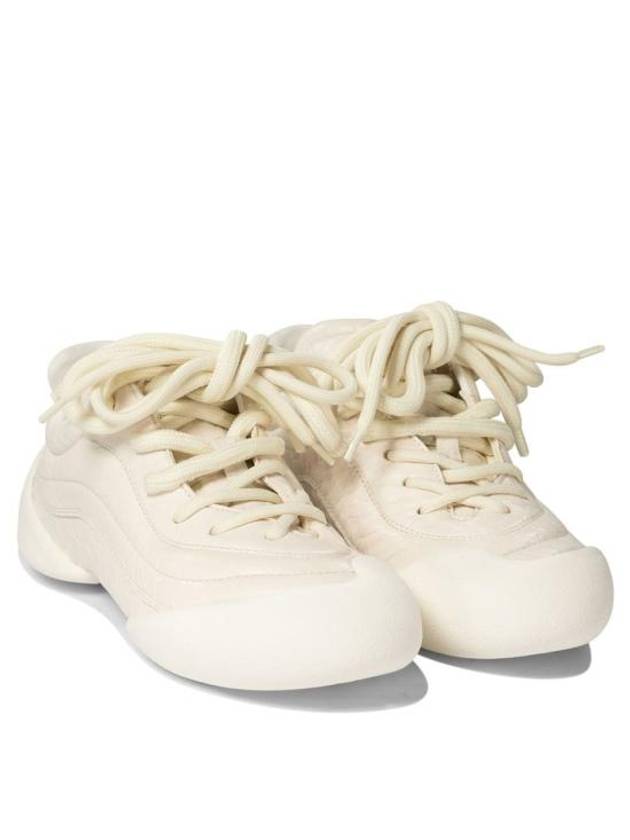 Flexion Lace-Up Low Top Sneakers White - ALEXANDER MCQUEEN - BALAAN 3