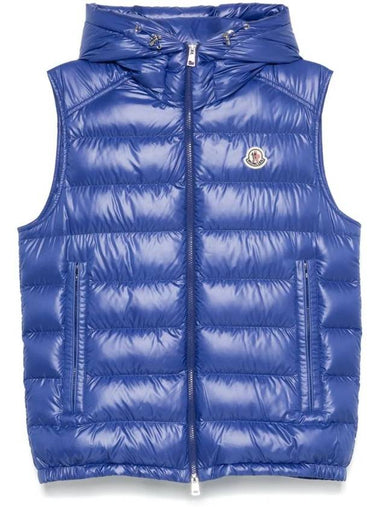 Barant Down Vest Blue - MONCLER - BALAAN 1