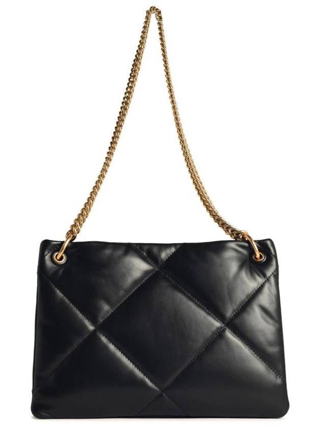 Tory Burch 'Kira' Black Leather Shopping Bag - TORY BURCH - BALAAN 3