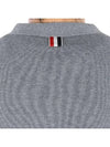 Milano Stitch Sprite Armband Cotton V-neck Cardigan Light Grey - THOM BROWNE - BALAAN 6