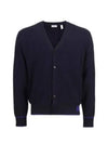 Striped Wool Cardigan Navy - BURBERRY - BALAAN 2