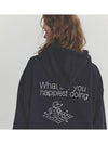 Happiest embroidery hoodie navy - CPGN STUDIO - BALAAN 1