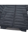 Poly Twill Down Filled 4-Bar Ski Padding Grey - THOM BROWNE - BALAAN 8