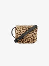 Mini Claude Leopard Print Velvet Cross Bag - CELINE - BALAAN 4